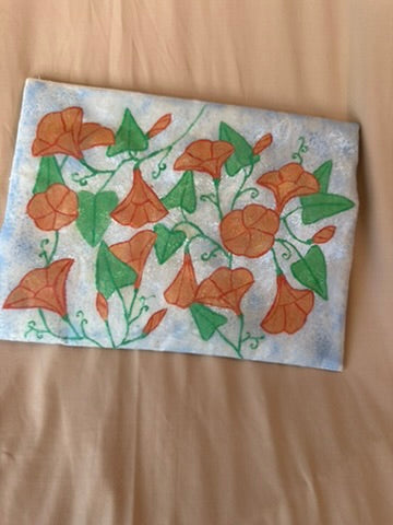 Orange Morning Clutch