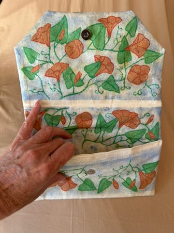 Orange Morning Clutch
