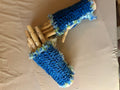 Blue Meanie Fingerless Gloves