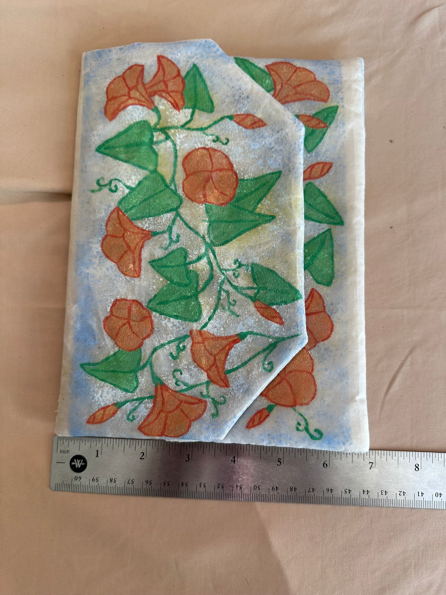 Orange Morning Clutch