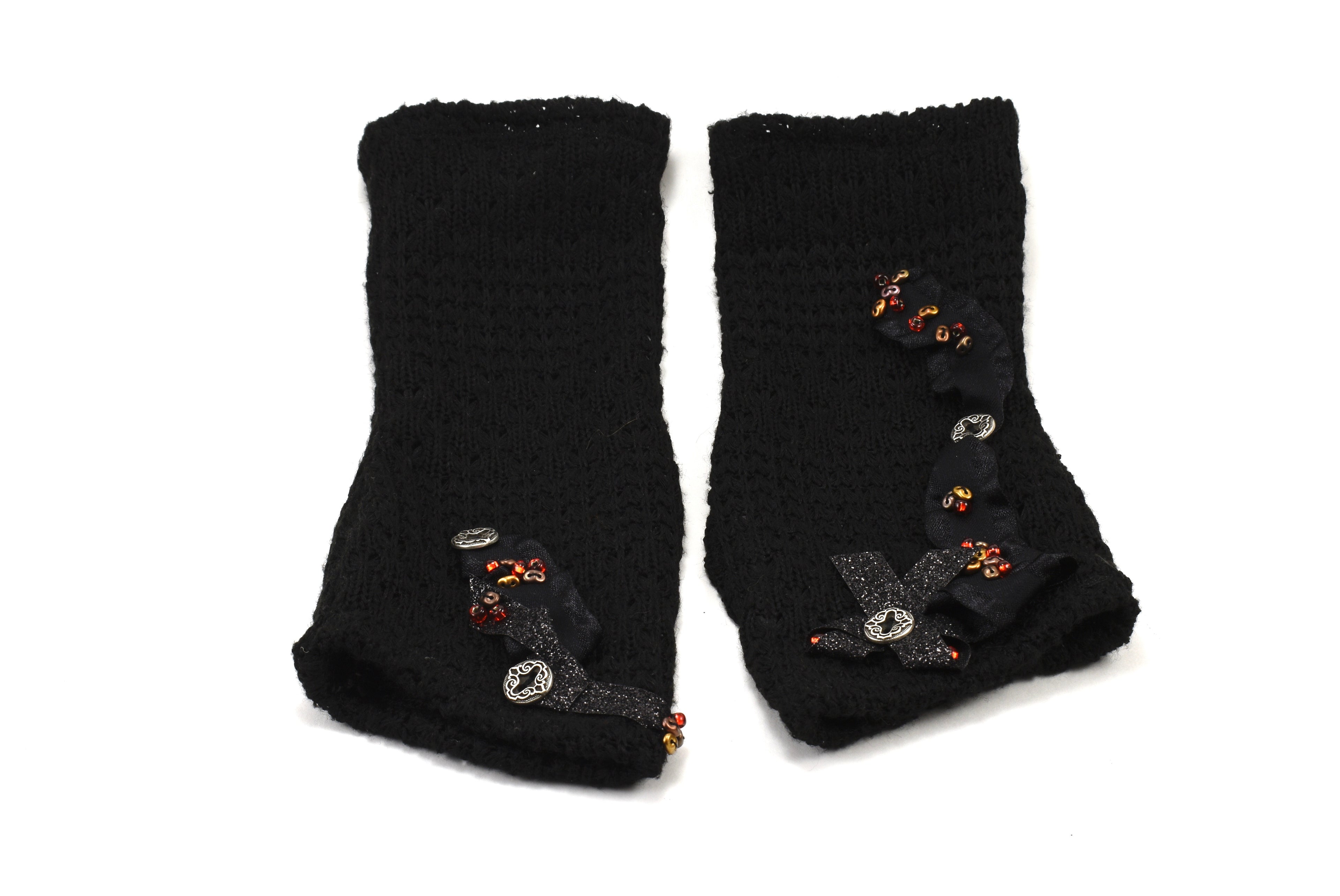 Elegant Night Out Fingerless Gloves