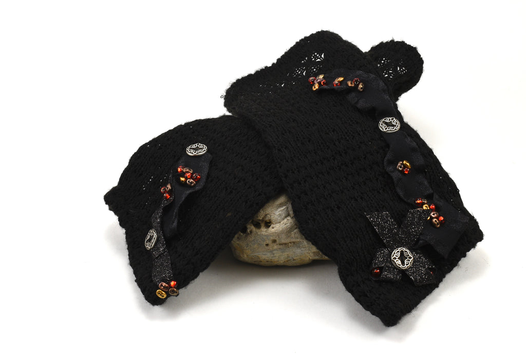 Elegant Night Out Fingerless Gloves