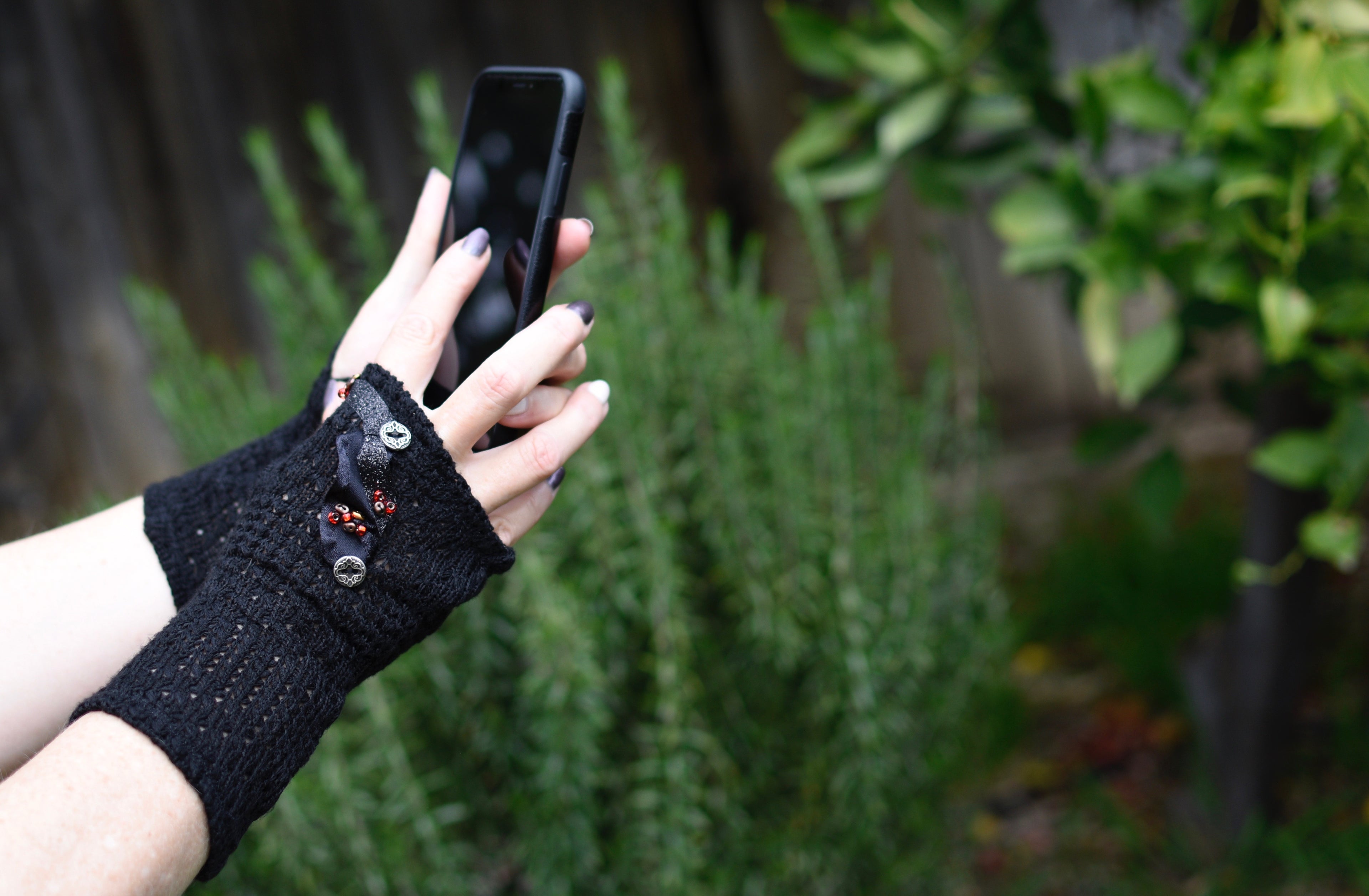 Elegant Night Out Fingerless Gloves