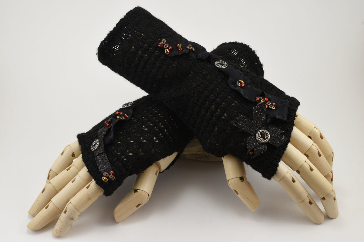 Elegant Night Out Fingerless Gloves