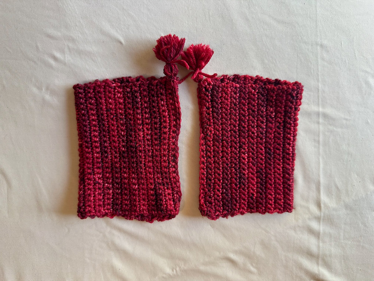 Pom-Rific Fingerless Gloves